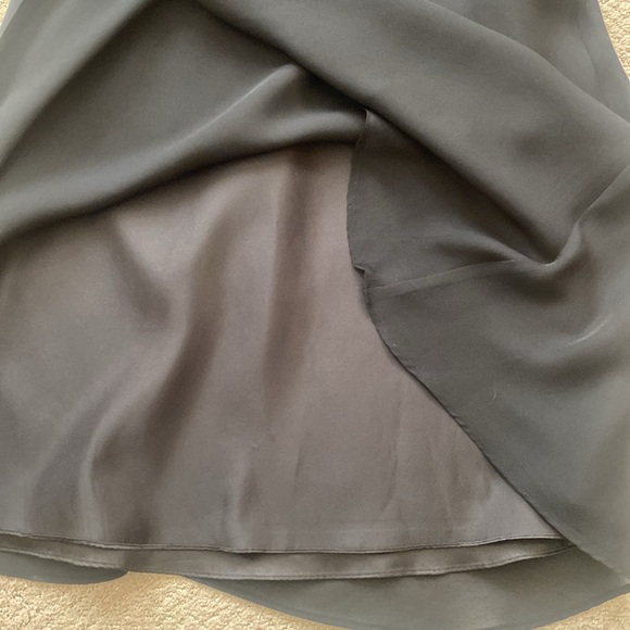 LYNDIA Midi Black Dress Size 2 Tie Neck Open Back Cocktail Party New Years - Picture 4 of 12